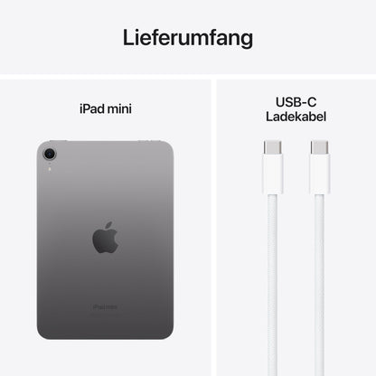 Apple iPad Mini (2021): 8.3'' Liquid Retina Display, 128GB, Wi-Fi 6E, 12MP front/12MP rear camera, Touch ID, all-day battery life - Space Gray.