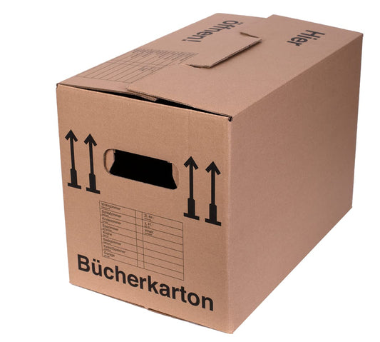 20 x book box moving box document box 500 x 300 x 350 mm up to 40 kg with sturdy strong double wall, quantity selectable from 5 to 240 pieces
