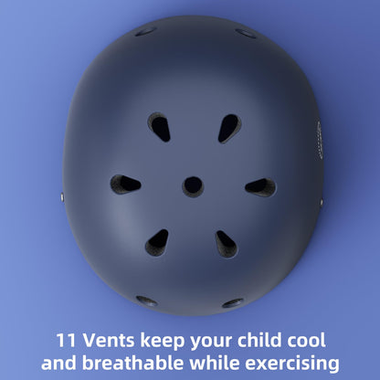 XJD Kids Bike Helmet Adjustable Skateboard Helmet for Bicycle Skateboard Scooter Roller Children's Bike Helmet for 3-13 Year Old Girls and Boys (S: 51-54 cm, Royal Blue)