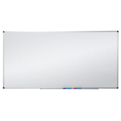 MOB Magnetic Whiteboard 60x45cm with aluminum frame and detachable pen tray for office, home, and school. Scratch-resistant and dry-wipe magnetic board in portrait & landscape orientation.