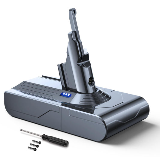 6000mAh battery compatible with Dyson V8 Absolute, Animal, Animal Exclusive, Fluffy, SV10