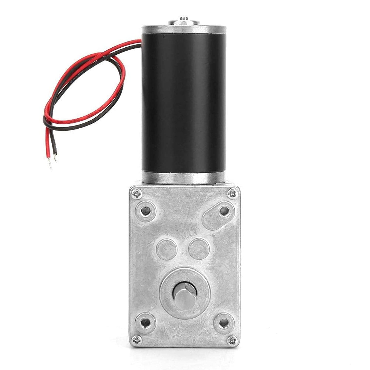 12V 20RPM DC worm gear motor 67kg.cm 31mm High torque Self-locking motor Reversed Mini Turbine Gearmotor for DIY robots Rotary table Door lock Curtain Machine