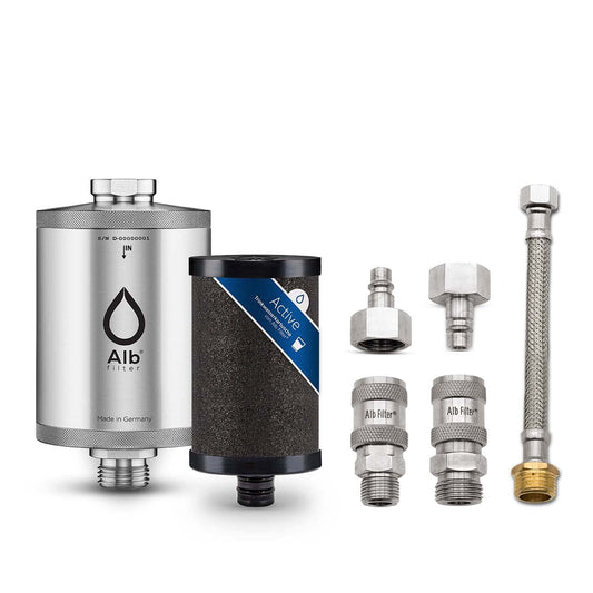 Alb filter active undercounter complete set quick-release stainless steel natural