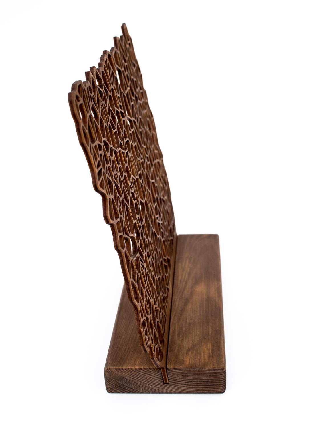 Wooden earring holder - Handmade earring storage with unique design - Eco-friendly jewelry accessory gift