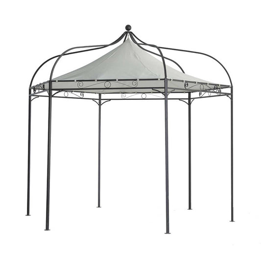 Modena pavilion replacement roof made of polyester PVC-coated ecru. Ideal for garden furniture and pavilions. Pavilion accessories.