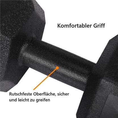 Yaheetech Dumbbells Set of 2 for strength training or home use. Dumbbell Set 2 pieces 2x6 kg Fitness 2-pack.