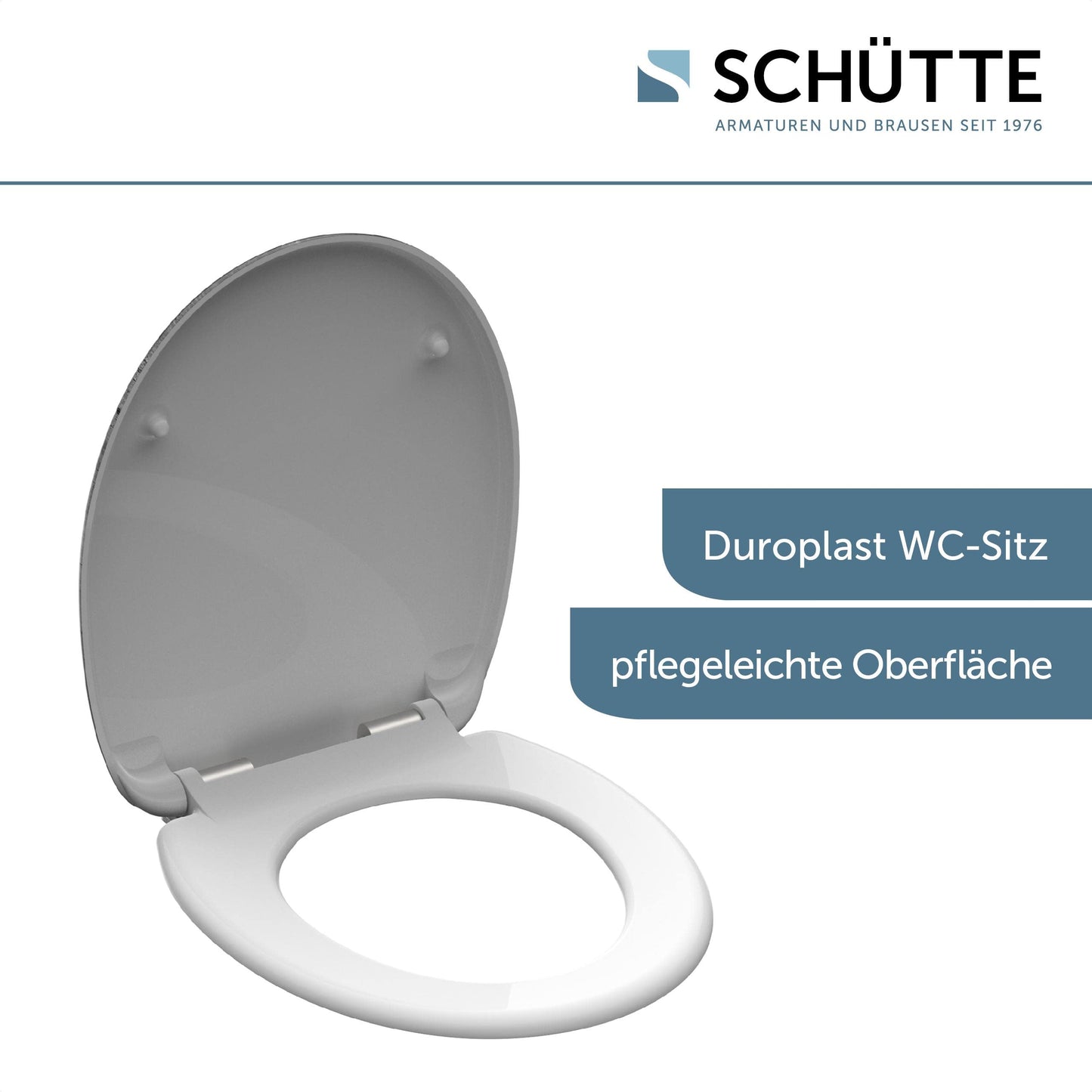 INDUSTRIAL toilet seat with soft close mechanism made of duroplast material, high-quality toilet lid with a weight capacity of 175kg, seat with design, toilet cover for toilet, toilet seat with pattern.