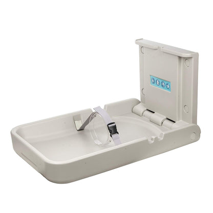 Modundry Baby Changing Table Safety Foldable Vertical Wall Mount for shopping malls, train stations, nursery, home