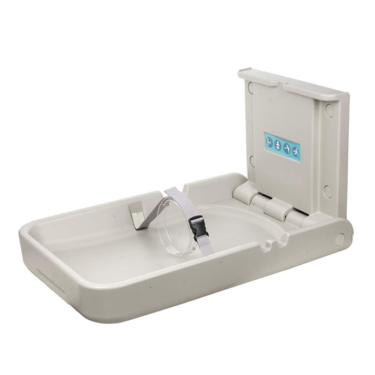 Modundry Baby Changing Table Safety Foldable Vertical Wall Mount for shopping malls, train stations, nursery, home