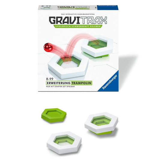 Ravensburger GraviTrax Expansion Trampoline - Perfect accessory for spectacular marble runs, construction toy for kids ages 8 and up.