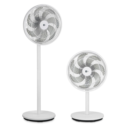 aeco AirX-Flow 100 Stand Fan 2-in-1 Stand & Table Fan 3 Speed Settings Adjustable Height Oscillation 85° 55W Powerful 7-Blade Fan Circulates Air