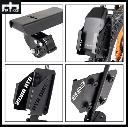 RTR BIKES BRUTUS UP PRO Professional Freestanding Bike Stand - Perfect for your garage, home, or bike shop.