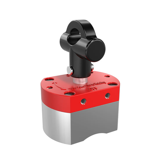 MagneticPro multi-purpose switchable magnet, 100 KG pull force ON/OFF magnet for lifting, positioning, welding, liquid filtration, automation, metal separation (100 KG)