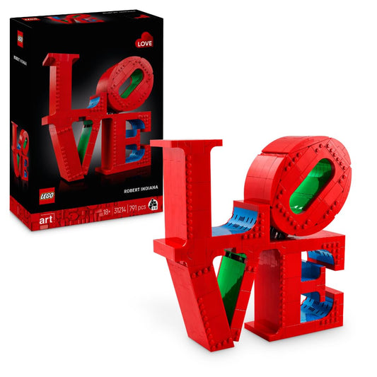 LEGO Art Love, adult set for home decor, Valentine's and Mother's Day gift, couples gift, creative activity for art and design lovers 31214