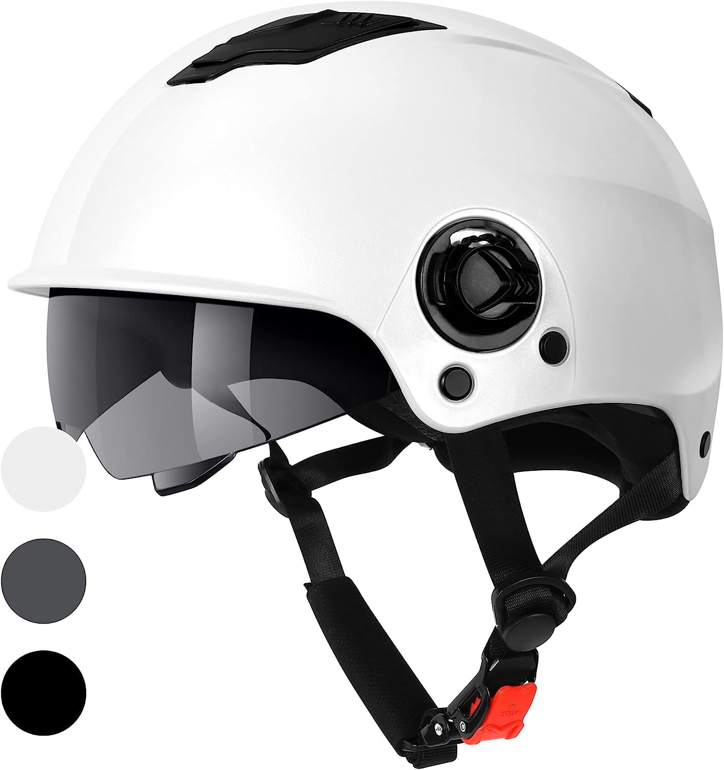 Westt scooter helmet bicycle helmet skate helmet for men and women E scooter helmet E-bike helmet roller helmet with tinted sun visor for teenagers and adults