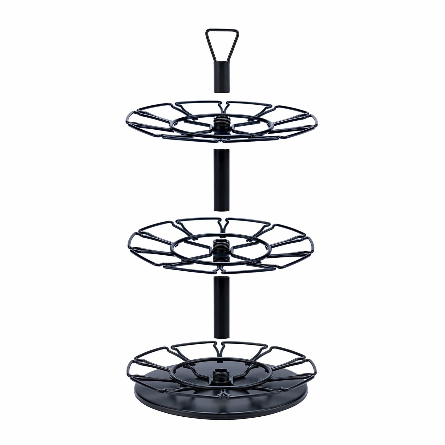Flagship coffee capsule holder carousel 3 floors for Dolce Gusto capsule holder metal DIY install small for Nescafe Dolce Gusto (30 capsules)