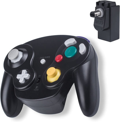 Wireless controller for Gamecube replacement 2.4G Bluetooth NGC gamepad joystick GC controller for Gamecube pad games with receiver adapter for Gamecube Wii U NGC GC.