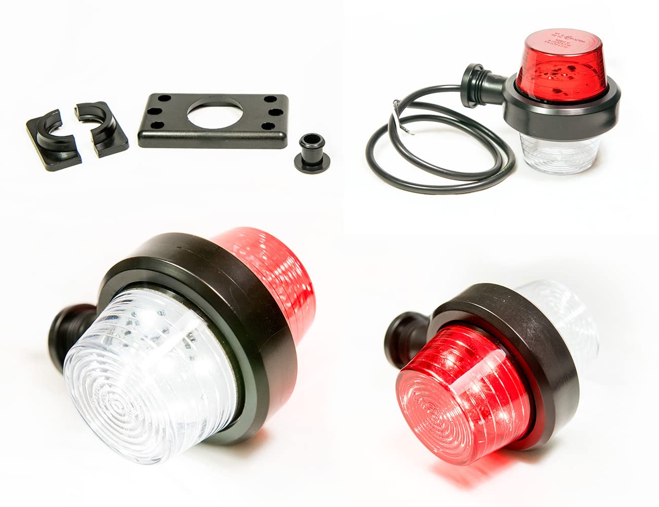 Web Truck Outline Light Marker Light Old school Tuning Hanging Position Light 12V 24V Colors white and Red for trucks, cars, trailers, campers, etc. 1 piece