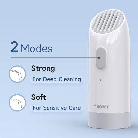 Insolife Portable Travel Bidet Electric, Portable Bidet Sprayer for Hygiene Cleaning, Postpartum & Baby Care, Hemorrhoid Treatment, Portable Bidet with 400 ml Bottle