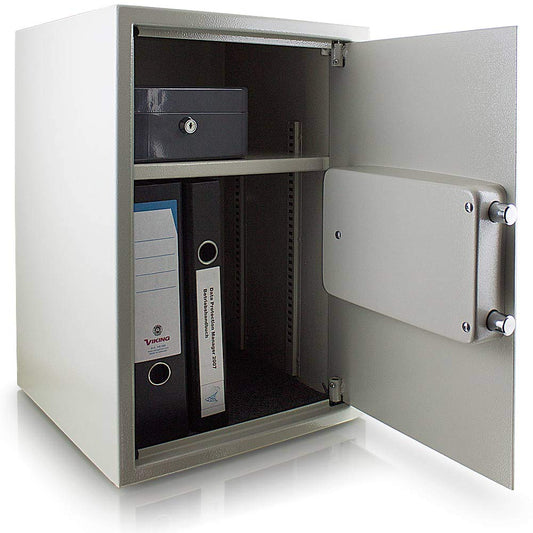 BITUXX® Electronic safe wall safe wall safe money safe cabinet safe steel cabinet money safe safe safe armored cabinet document safe light gray