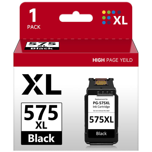 Firstoner PG-575XL printer cartridges, PG-575XL printer cartridges black replacement for Canon 575 cartridges Compatible with Canon PIXMA TS4755i TS3550i TS3551i TS3750i TR4750i TR4751i (575XL Black)