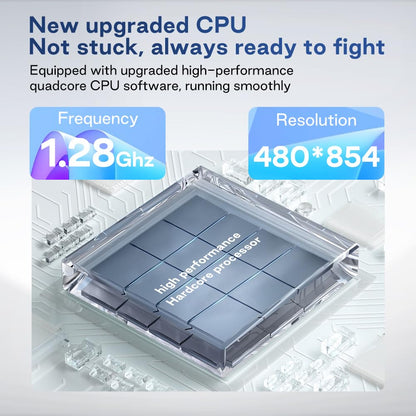 ZOKOE Mini mobile smartphone for kids 3-inch screen 2000mAh 3GB RAM 64GB ROM 2.0+5.0MP Face unlock 4G no contract phone (Black)