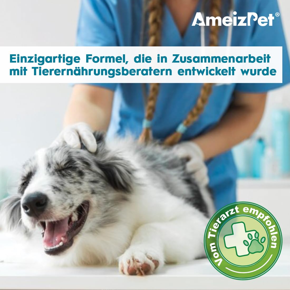 AmeizPet Soft Dog Treats Anal Gland Relief Salve, Digestion Snacks for Dogs, 120 Dog Treats