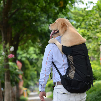 1-25 kg dog carrier with drawstring, ventilated pet backpack for small to medium dogs, daily puppy carrier for walks, outdoor, safety, convenient, lightweight.