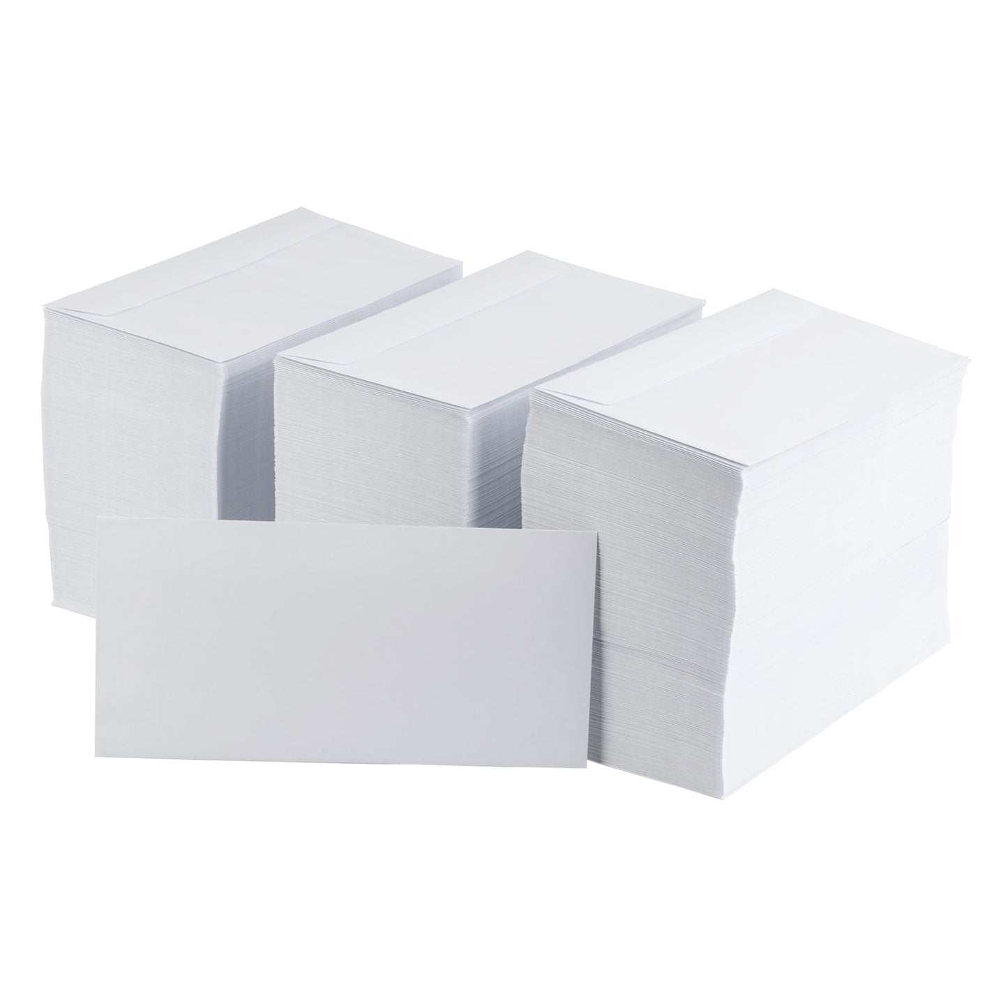 1,000 envelopes - C5/6 DL envelopes without window - 110x220 mm - white paper envelopes - self-adhesive - perfect for invoices, letters, weddings, greeting cards, invitations.