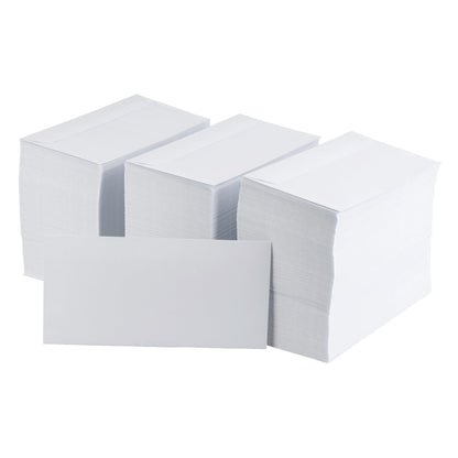 1,000 envelopes - C5/6 DL envelopes without window - 110x220 mm - white paper envelopes - self-adhesive - perfect for invoices, letters, weddings, greeting cards, invitations.