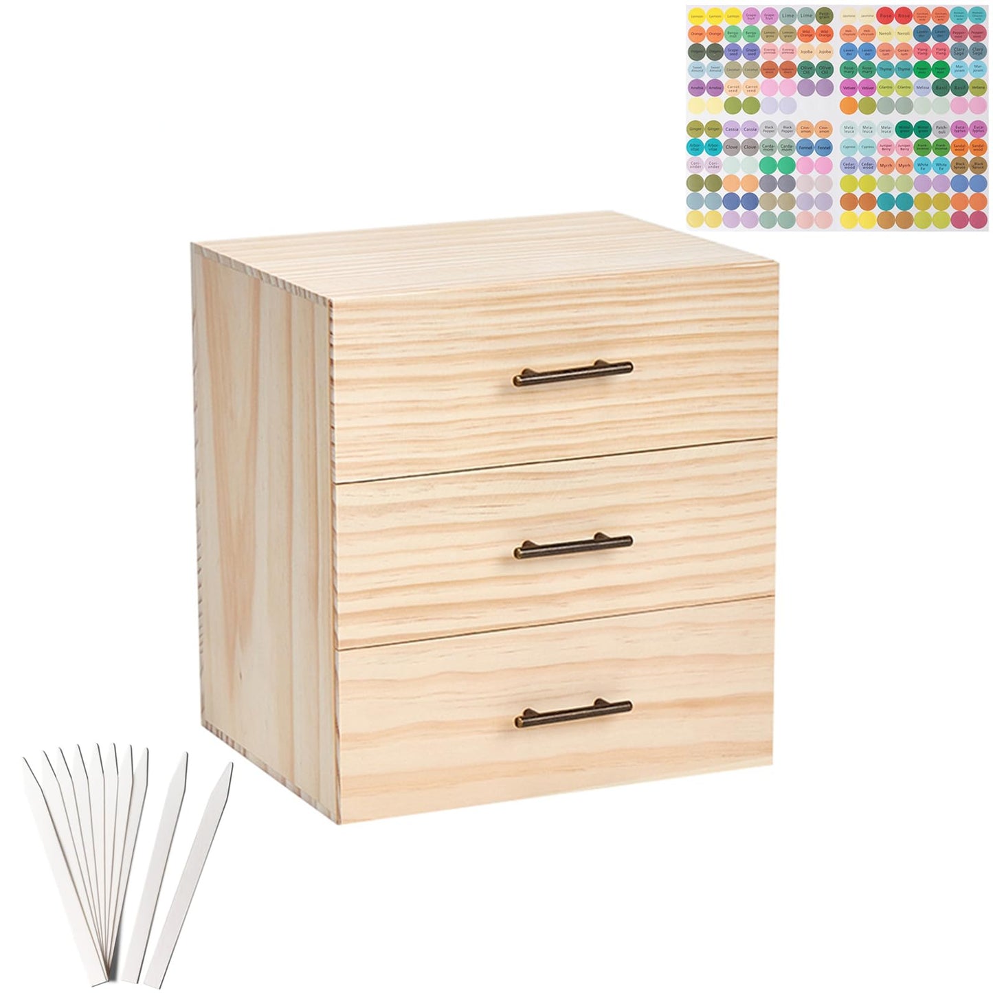 Rose Flower Bamboo Essential Oil Organizer Container Fragrance Oils Display Stand, 90 Holes Storage Boxes Air Fresheners Accessories Case for nail polish, fragrance oils, cosmetics, oil diffusers, and lipstick.