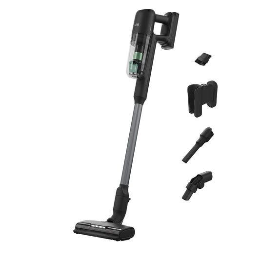 AEG Series 7000 Eco Cordless Vacuum, extra powerful, Ultralight 2.2kg, Ergonomic, 70% recycled material, up to 50 mins, 120m², 2in1, 5-stage filtration, all floors, automatic, grey, AP71UB14AM