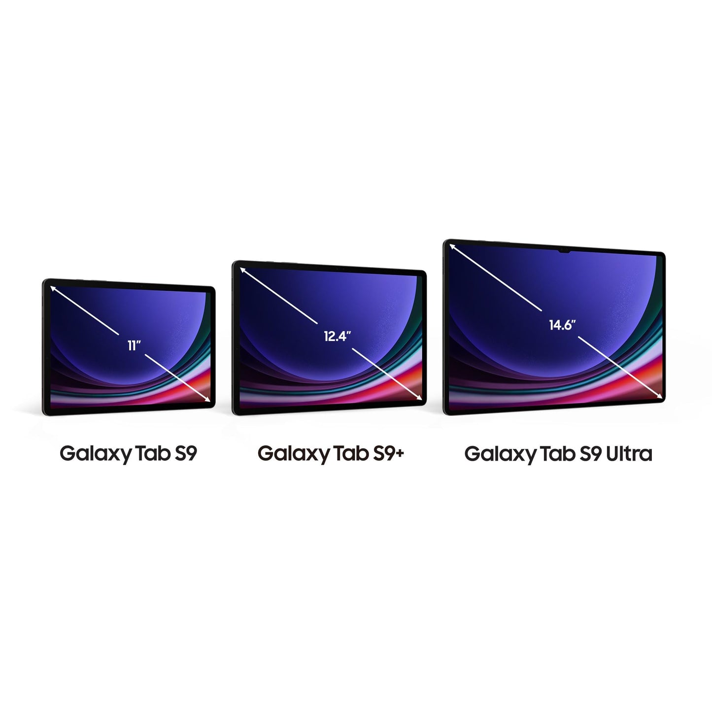 Samsung Galaxy Tab S9 AI-Android tablet, Wi-Fi, 128GB/8GB RAM, MicroSD card slot, includes S Pen, unlocked without contract, Graphite color, includes 36 months manufacturer warranty [Exclusive on Amazon].
