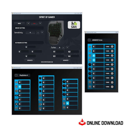 Spirit of Gamer - Xpert G900 Converter - Pack 3 in 1 RGB Keyboard + Mouse + Mousepad for PS4, Xbox S/X/ONE, and PC consoles - Opto-mechanical Keyboard with red switches - Mouse with 7 buttons and 3200 DPI.