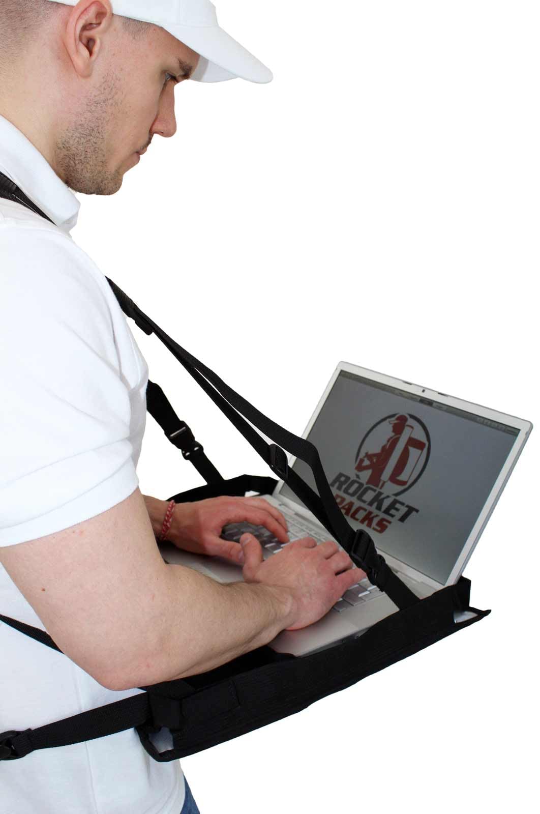 Laptop supporter inventory notebook tablet supporter laptop belly fanny pack laptop holder