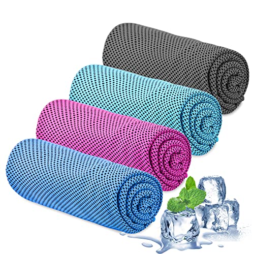 Sukeen Cool Towel (120 x 30 cm), cool cold towel for neck, microfiber ice towel, sports towel, soft, breathable cool towel for yoga, golf.