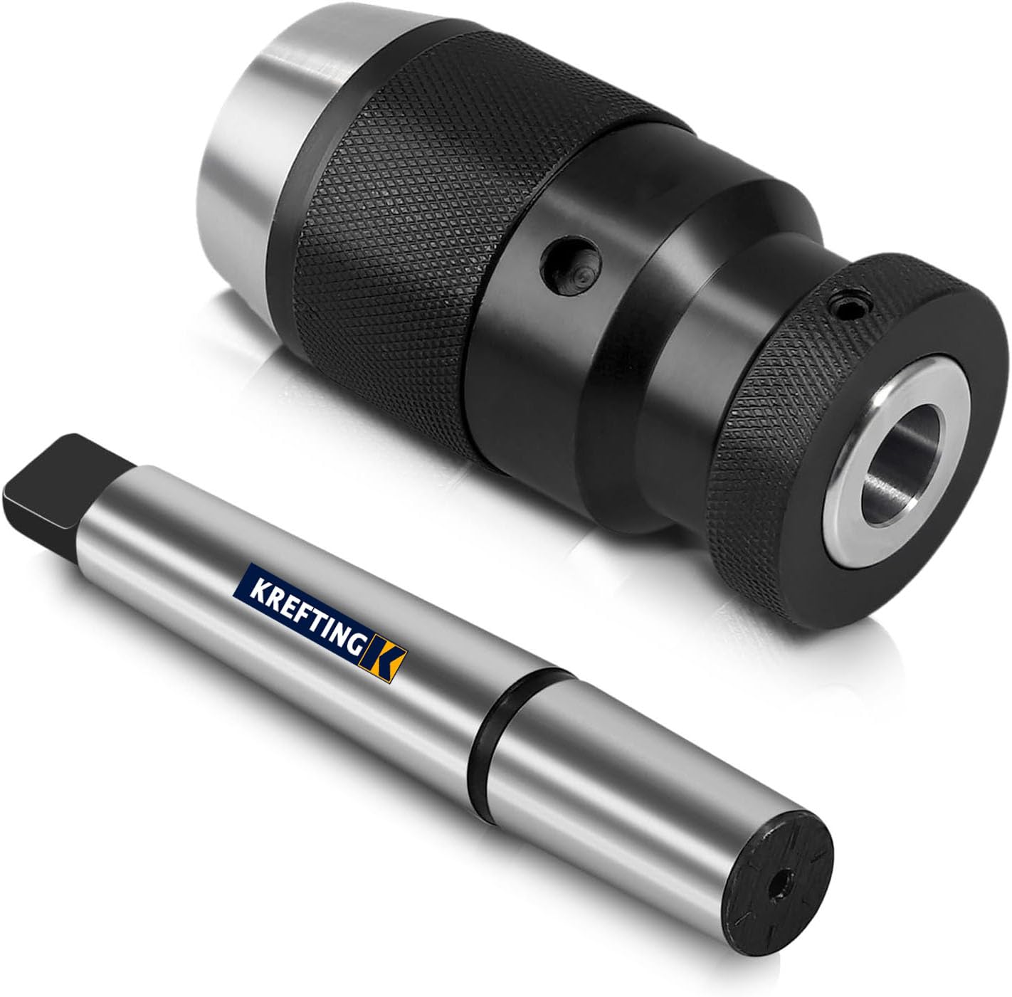 Drill chuck quick-action chuck B16 3-16 mm + MK1 tapered arbor with ejection lugs precision chuck KREFTING TOOLING