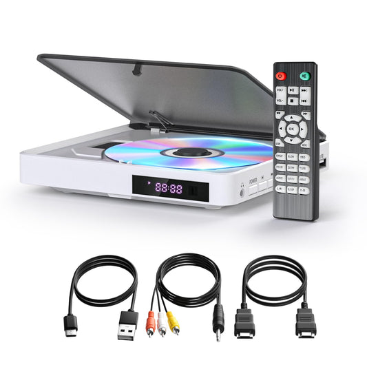 Arafuna DVD Player, All Region Free DVD Player for TV, DVD/CD Player with HDMI 1080P, AV Output, USB Input, Remote Control, AV Cable, PAL/NTSC Compatible.