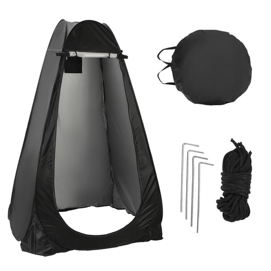 Trintion Pop-Up Toilet Tent - Portable Shower & Changing Room with UV Protection - Mobile WC Tent for Camping, Beach & Outdoor - Includes Carrying Bag