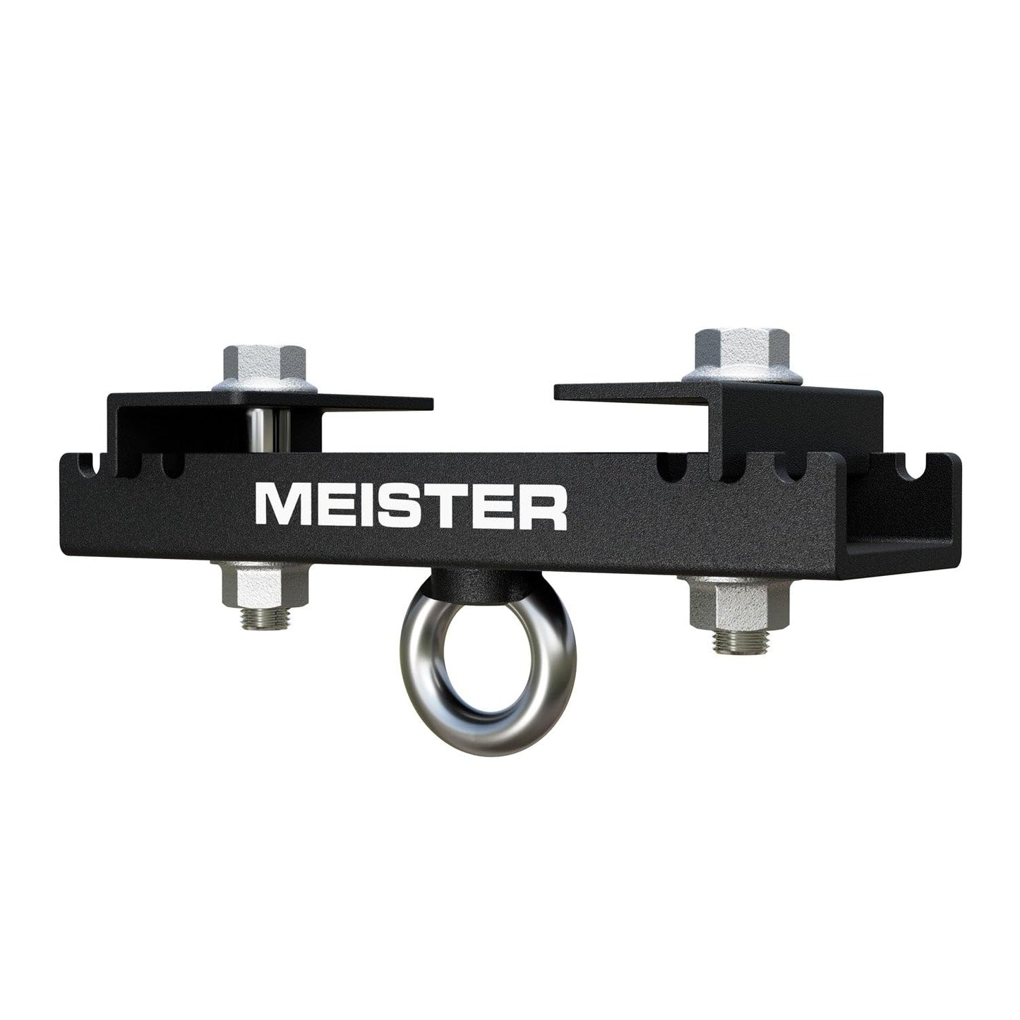 Master Beam Clamp Hanger Mount for boxing & MMA heavy bags, suspension straps & ceiling mounts, Black - 3.5" - 5.5"