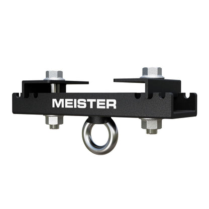 Master Beam Clamp Hanger Mount for boxing & MMA heavy bags, suspension straps & ceiling mounts, Black - 3.5" - 5.5"
