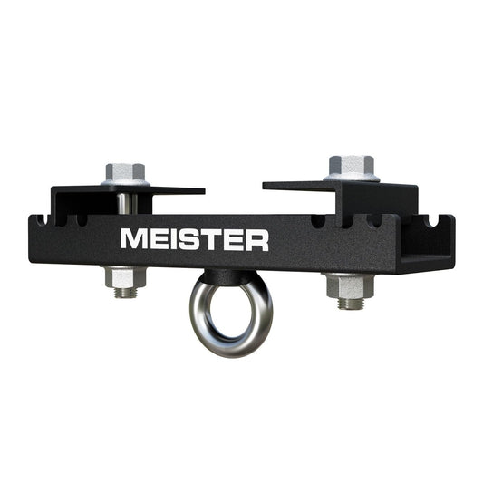 Master Beam Clamp Hanger Mount for boxing & MMA heavy bags, suspension straps & ceiling mounts, Black - 3.5" - 5.5"