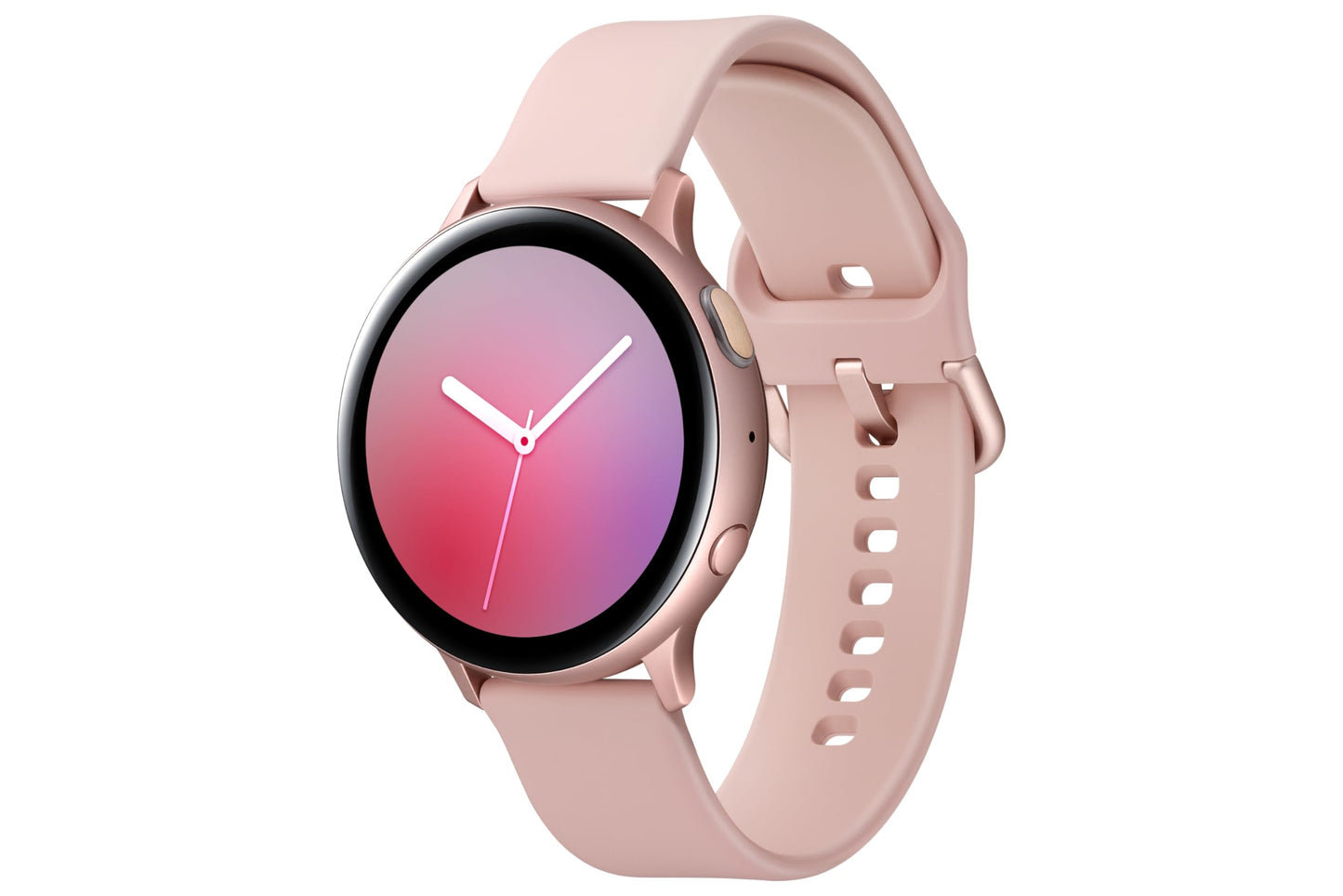 Samsung Galaxy Watch Active2, aluminum fitness tracker with a large display, long-lasting battery, water-resistant, 44mm, Bluetooth, Gold.