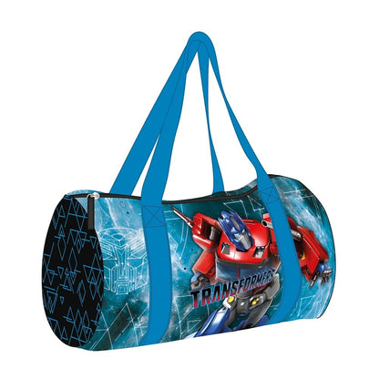 Familando Transformers school backpack set complete 8-piece with pencil case and gym bag, ergonomic school bag for boys and girls 1st to 4th grade.
