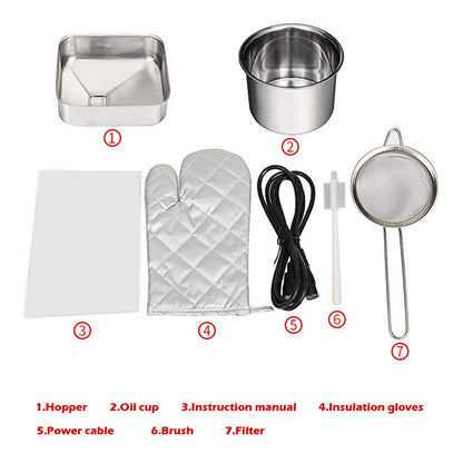 Automatic oil press 1500W Extractor Oil Expeller for flaxseed, peanut, hemp seed, sesame, sunflower.