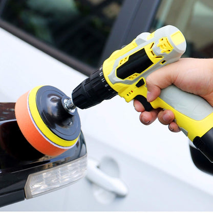 Polishing Attachment for Cordless Screwdriver - 31 Pieces Polishing Sponge Set for Car Polisher M10 Drill Adapter, made of Sponge and Wool Polishing Kit Polishing Bonnet Polishing Pad for Polisher
