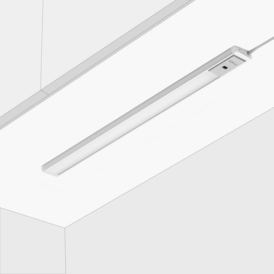 Octaplex Riva LED under cabinet light flat dimmable warm white 57.5cm kitchen lighting with sensor 690lm under cabinet light 10W 230V silver