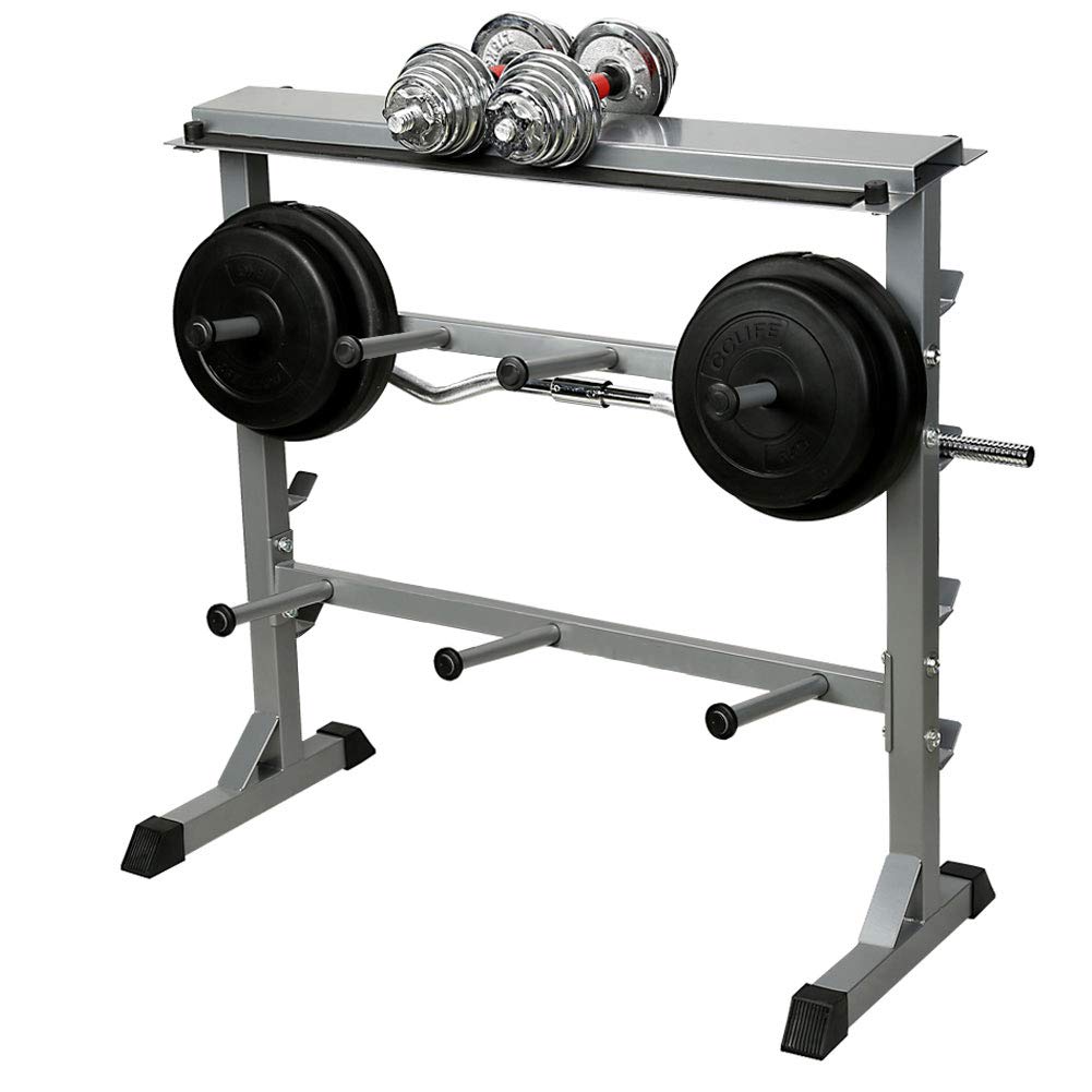 CCLIFE Dumbbell rack, dumbbell stand, dumbbell tree, steel weight rack, barbell rack, barbell stand.