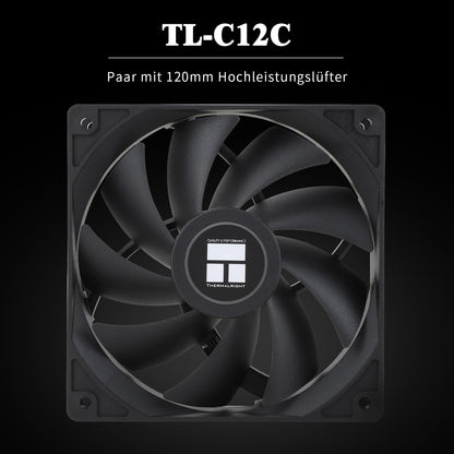 Thermalright Assassin X 120 SE CPU air cooler, AX120 SE, 4 Heatpipes, TL-C12C PWM Silent Fan CPU cooler with S-FDB bearing, for AMD AM4/AM5 Intel 1700/1150/1151/1200