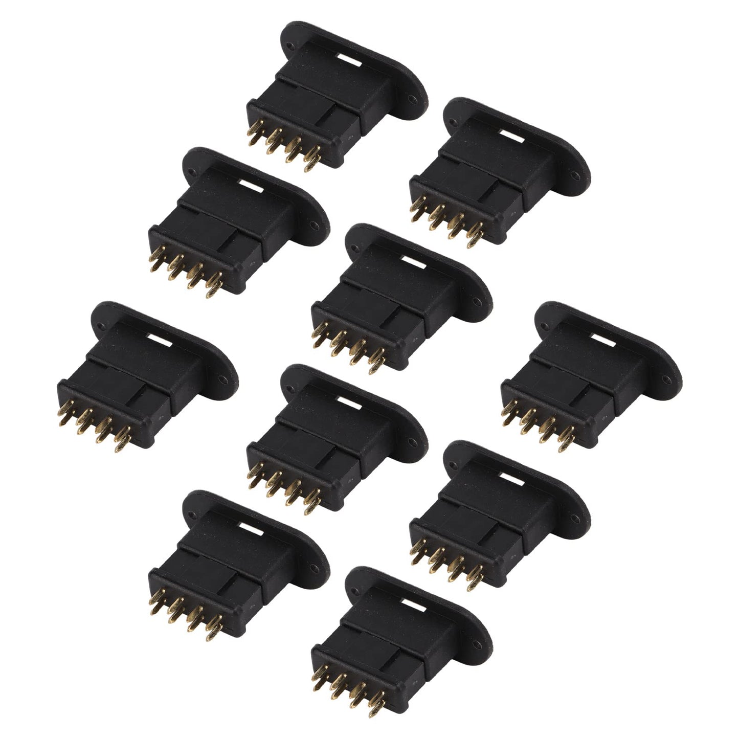 10 pairs of MPX 8-pin plugs. Good contact performance. MPX plugs male female plugs RC battery plugs.